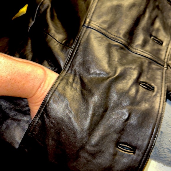 Excelled Genuine Leather Black Jacket EUC 3X - Picture 9 of 9
